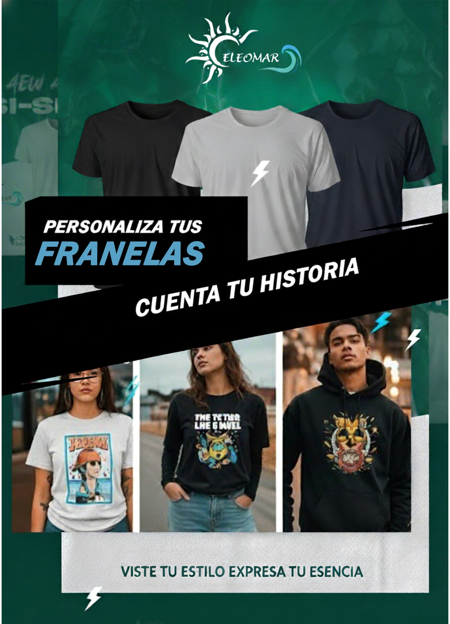 Franelas personalizadad
